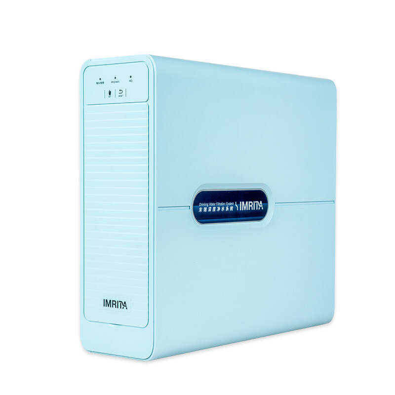 【門店同款】愛瑪特凈水器家用600G大通量直飲機自來水過濾器長效RO膜反滲透凈水機 IMT-RS8 藍色